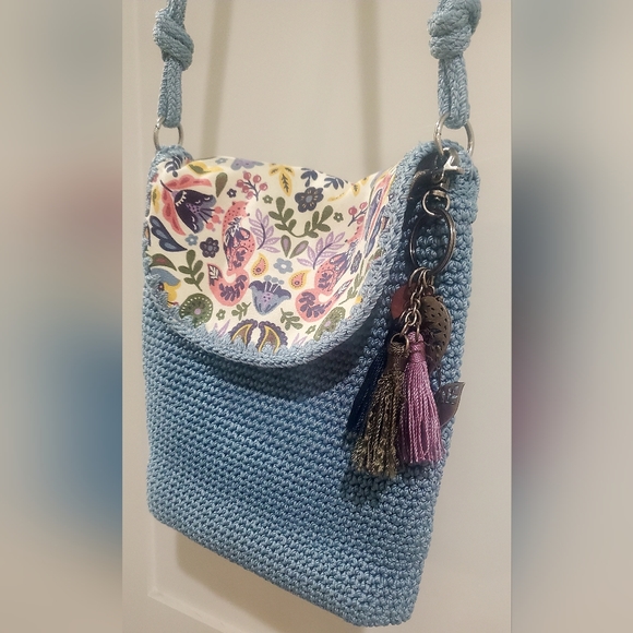 Sakroots Sayulita Hand-crocheted Flap Crossbody Bag - Picture 3 of 15